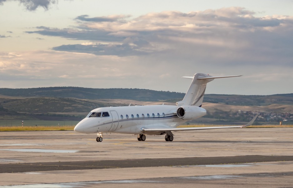 Jet at airport